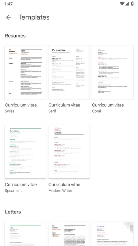 Google Docs – Screenshot 4